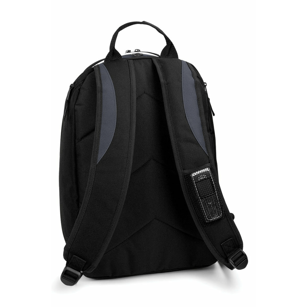 Bagbase Teamwear Reppu mediataskulla, musta/grafiitti 21L